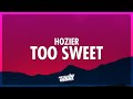 Hozier - Too Sweet (Lyrics) | i'd rather take my whiskey neat (432Hz)