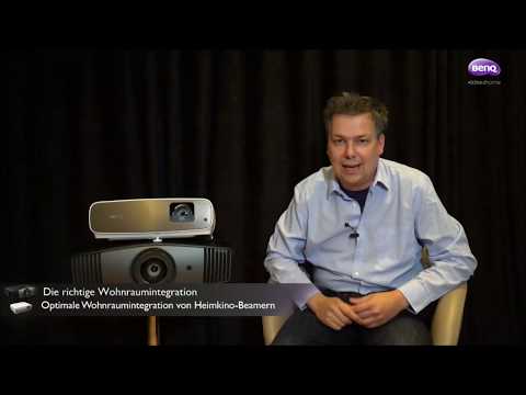 Beamer im Wohnzimmer: Wie optimale Wohnraumintegration von Heimkino-Beamern funktioniert.