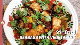 Stir Fried Seabass with Vegetables
