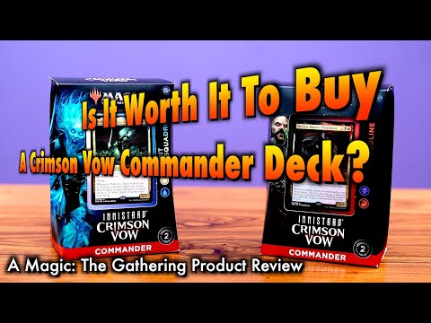 Is It Worth It To Buy A Crimson Vow Commander Deck | A Magic: The Gathering Product Review