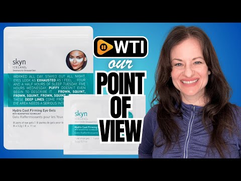 skyn ICELAND Hydro Cool Firming Eye Gels: Under-Eye Gel Patches to Firm - WTI product video review