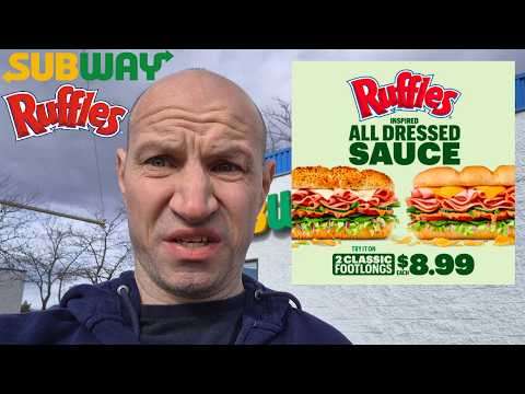 Subway's New Ruffles All Dressed Cold Cut Combo!