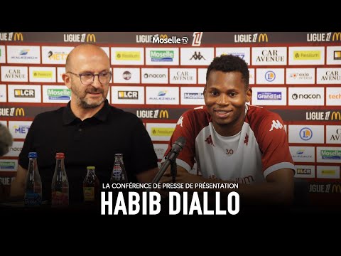 🎙️ Revivez la conférence de presse de présentation de Habib Diallo au FC Metz