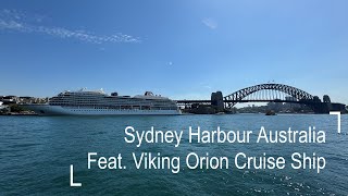 Explore Sydney Harbour Australia Featuring Viking Orion Cruise Ship | 4K Walking Tour