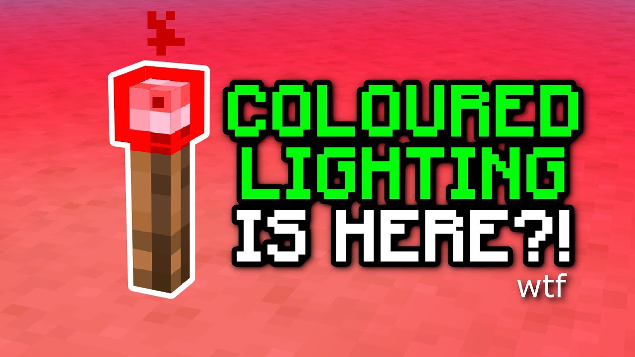 WE HAVE COLOURED LIGHTING NOW on JAVA!