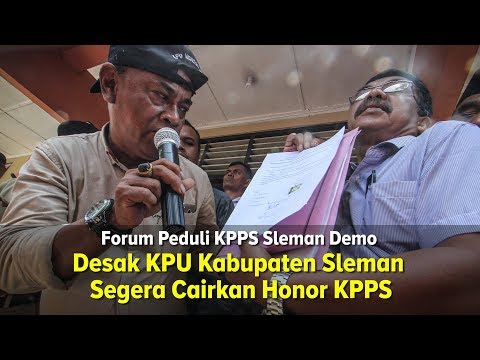 Desak KPU Kabupaten Sleman Cairkan Honor KPPS, Jumlahnya Mencapai Rp 15 Miliar