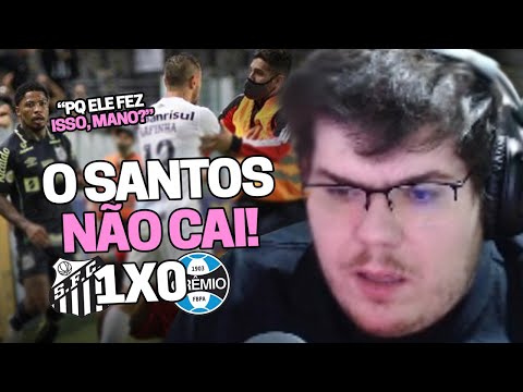 CASIMIRO REAGE A SANTOS 1X0 GRÊMIO PELA 25ª RODADA DO BRASILEIRÃO 2021 | Cortes do Casimito