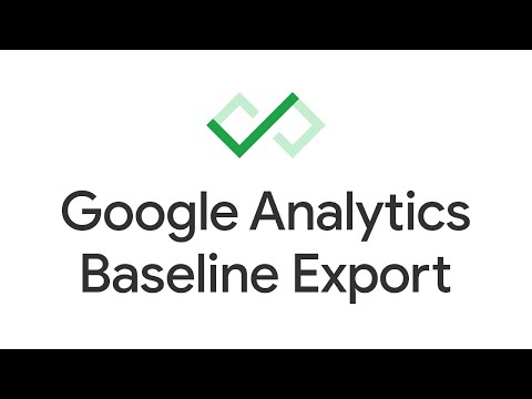 Google Analytics Baseline Export