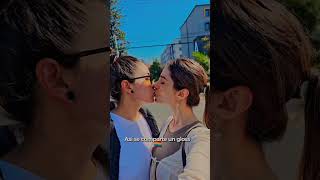 Download lagu It's impossible to use a different lip gloss; they all.. #wlw #couple #trending #shorts #lesbian mp3