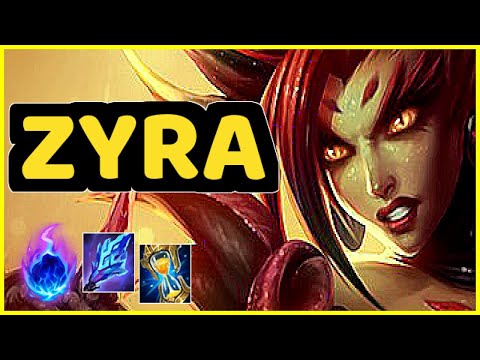 ZYRA VS BLITZCRANK SUPPORT GAMEPLAY