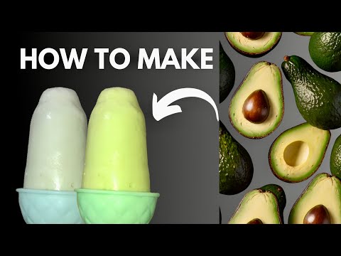 How To Make Avocado Ice Candy Flavor Homemade Recipe