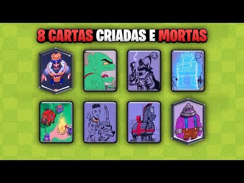 8 NOVAS CARTAS SECRETAS DO CLASH ROYALE QUE FORAM MORTAS E PRESENTE TOP DA SUPERCELL