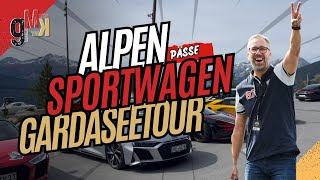 Adrenalin, Sportwagen & Alpenpässe: Mit Supercars über die Alpen bis zum Gardasee & zurück!