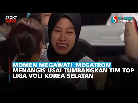Momen Megawati 'Megatron' Menangis usai Tumbangkan Tim Top Liga Voli Korea Selatan