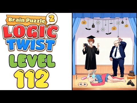 brain puzzle 2 logic twist level 112 Graduation photo-taking Walkthrough