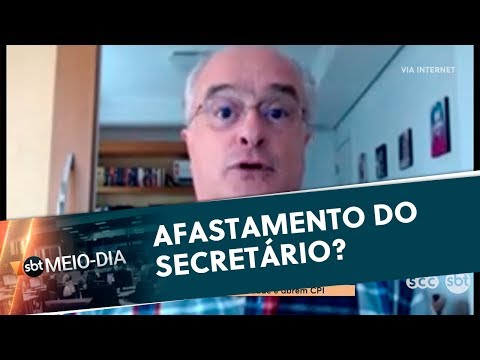 Afastamento do secretário? | SBT Meio-dia (30/04/20)