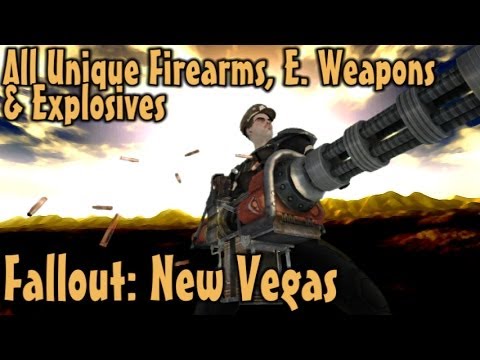 Fallout: New Vegas - ALL Unique Guns, Energy Weapons & Explosives Guide (Vanilla)