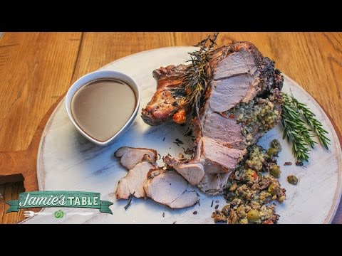 Stuffed Leg of Lamb Recipe with Rosemary & Pine Nuts |...
