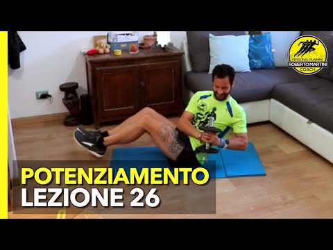 Allenamento per la Corsa a casa - CORE/ADDOME + CARDIO - Principianti - Lezione 26