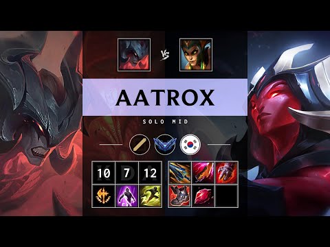 Aatrox Mid vs Cassiopeia - KR Diamond Patch 25.09