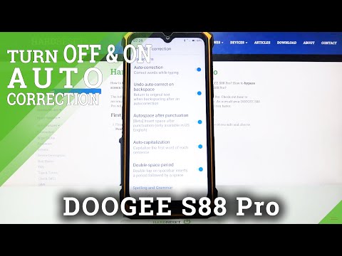 How to Disable Keyboard Features on DOOGEE S88 Pro – Turn On Auto-Correction