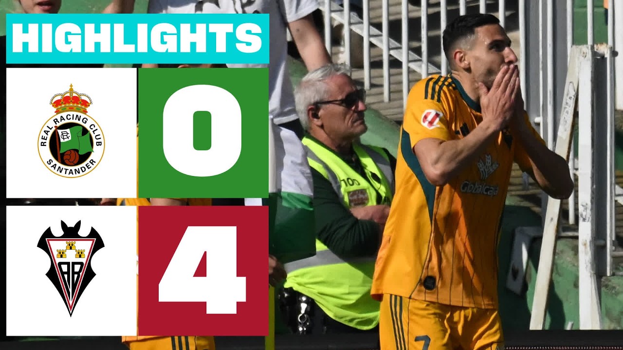 Real Racing Club vs Albacete Balompié Highlights