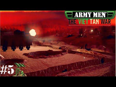 Army men Of Tan War: Massive Battle Of Reds and Blues! Blues Hold The Line!