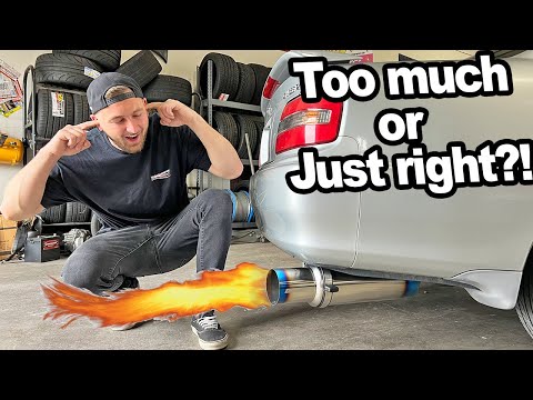 Chaser gets a FULL exhaust! WAY rowdier than I anticipated..