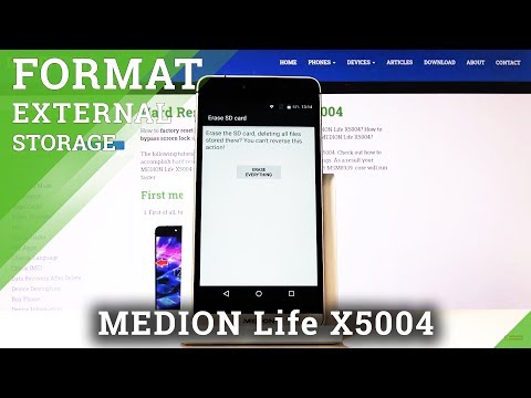 How to Restore SD Memory in MEDION Life X5004 - Format SD Card