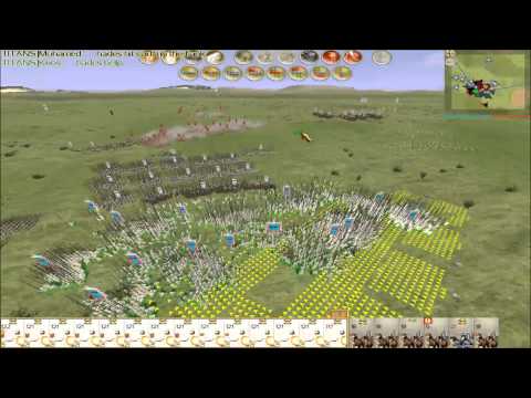 Rome TW Battle #50: Pontus Mace and Greece vs 2 carthage and a Rome