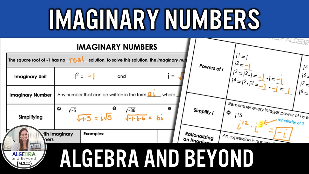 Imaginary Numbers | Algebra 2 Lesson