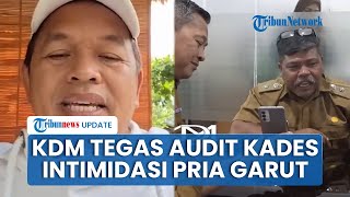 Dedi Mulyadi Tegur Keluarga Kades yang Intimidasi Konten Kreator Kritik Jalan Rusak, Lakukan Audit