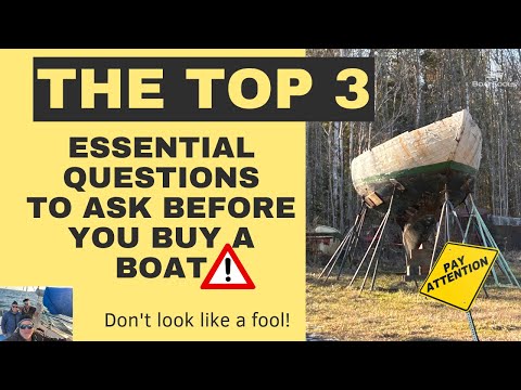 3 Questions You MUST Ask Before Buying a Boat!