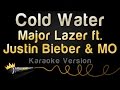 Major Lazer Ft Justin Bieber MØ Cold Water Karaoke Version