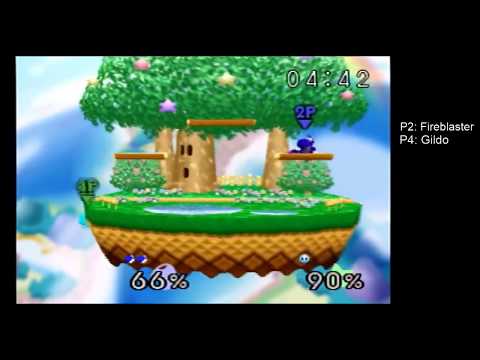 Fireblaster (Yoshi) vs Gildo (Kirby) Grand Finals P1
