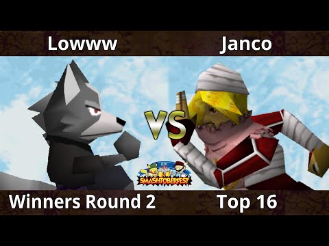Smashtoberfest 2022 - Lowww (Wolf) Vs. Janco (Sheik) SSB64 Smash Remix Tournament