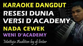 Download lagu Karaoke Dangdut Resesi Dunia || Weni D'Academy || Nada Cewek mp3 Download lagu Karaoke Dangdut Resesi Dunia || Weni D'Academy || Nada Cewek mp3