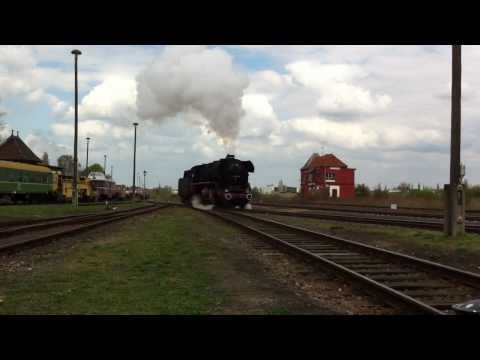 Eisenbahnfest Stassfurt 04/2011: 44 1486-8 zur Lokparade am Ablaufberg