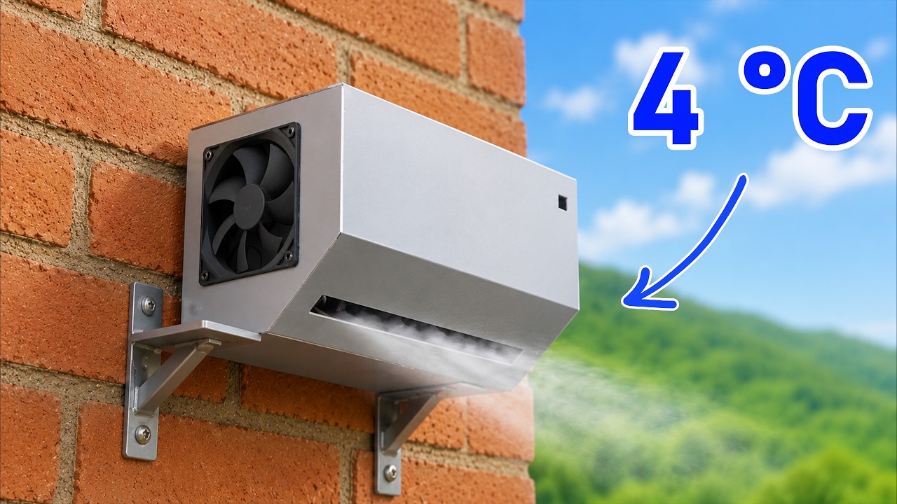 I Make Simple Mini AIR CONDITIONER From PVC Pipes Fast And Easy!