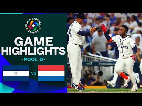 Nicaragua vs. Netherlands 2026 World Baseball Classic | Game Highlights