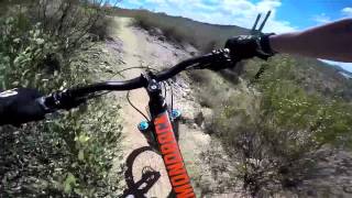 Downhill segments from Hawes Trail System
