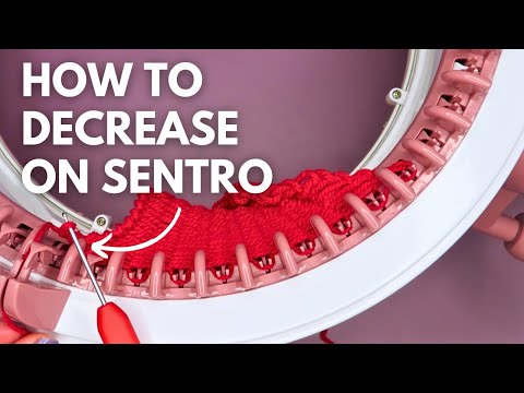 How To Decrease On Sentro Knitting Machine Creating Arm Holes Jumpers