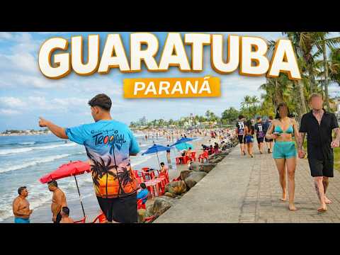 Guaratuba HOJE - Praia CHEIA e CLIMA de VERÃO no Litoral do Paraná!