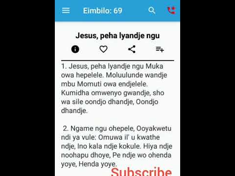 Eimbilo Mehangano 69 - Omuwambo Gwaambambi song