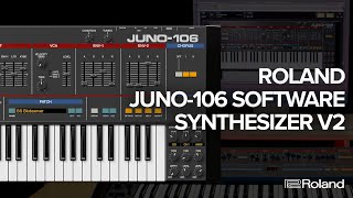 Video thumbnail for Roland JUNO-106 Software Synthesizer v2 Overview by RolandChannel