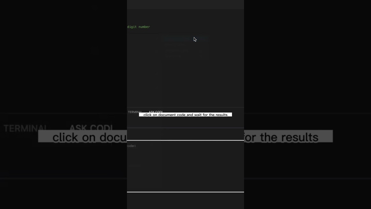 Document your code with #askcodi #codi #assistivai #ai #coding #programming #document #code