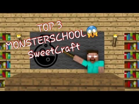 TOP 3 SWEETCRAFT's MONSTERSCHOOL 2 YEARS BACK : IT HALLOWEEN - (CHRISTMASdebut) Minecraft Animation