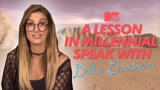 A Lesson In Millennial Speak with Delta Goodrem