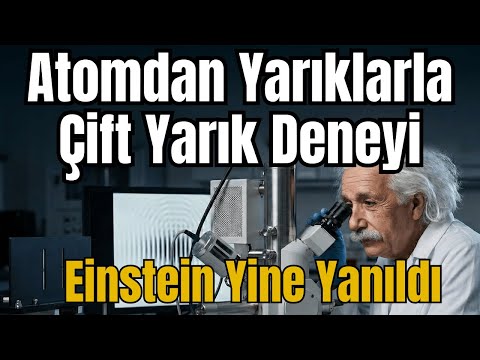 Atom Yarıklarında Çift Yarık Deneyi!  Einstein ve Bohr’un Tartışması Bitti!