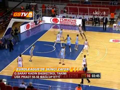 EUROLEAGUE WOMEN | Galatasaray 58 - 56 ZVVZ USK Prague